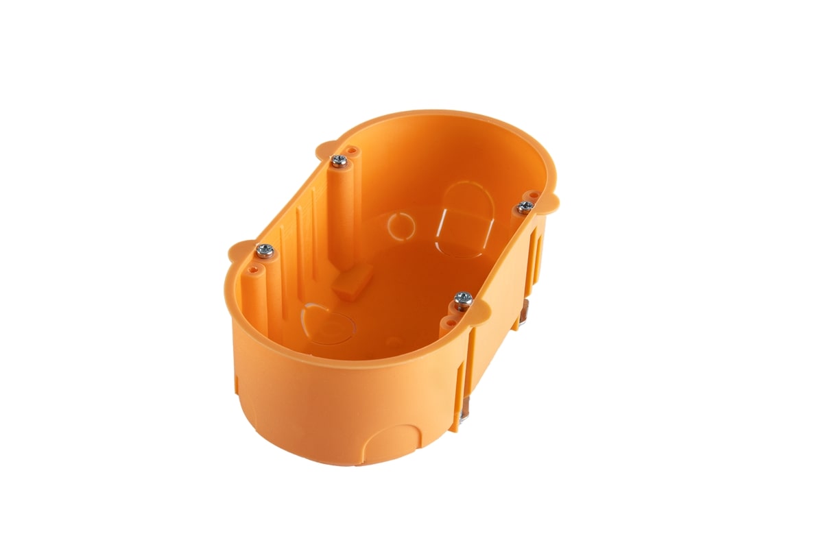 Plasterboard double junction box